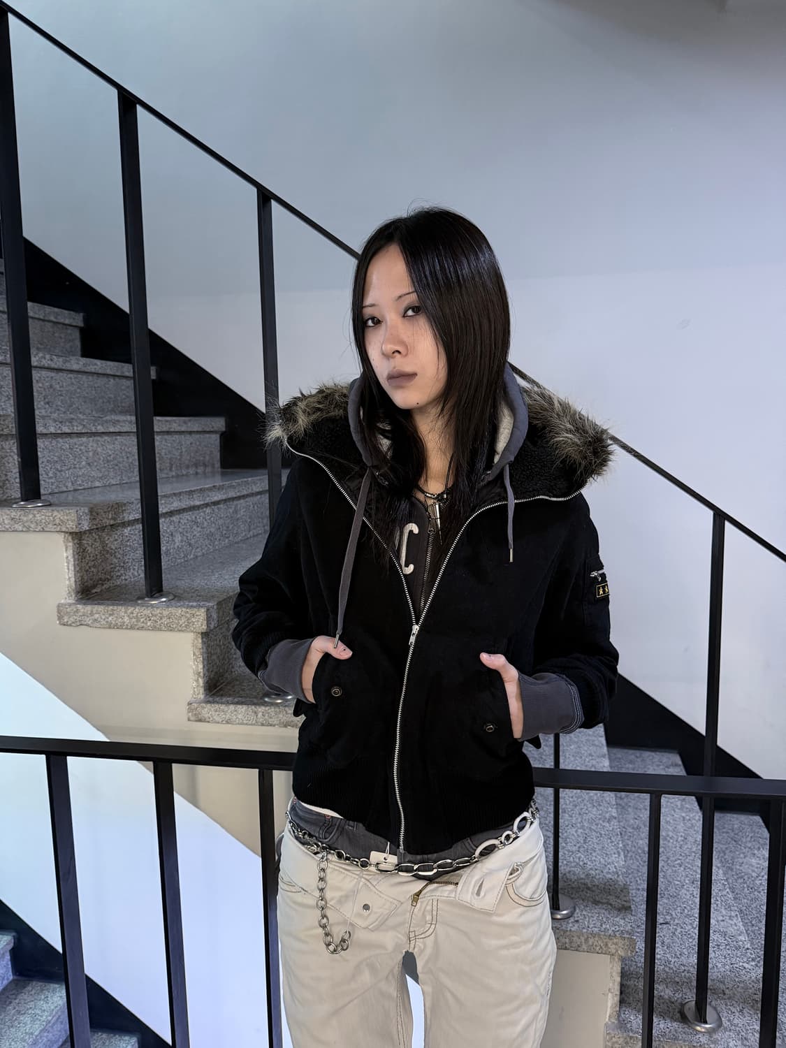 cropped parka 상품이미지2