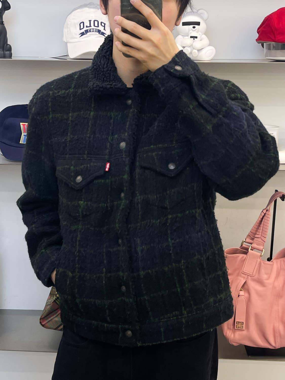 리바이스 쉐르파 체크 트러커 자켓 상품이미지1