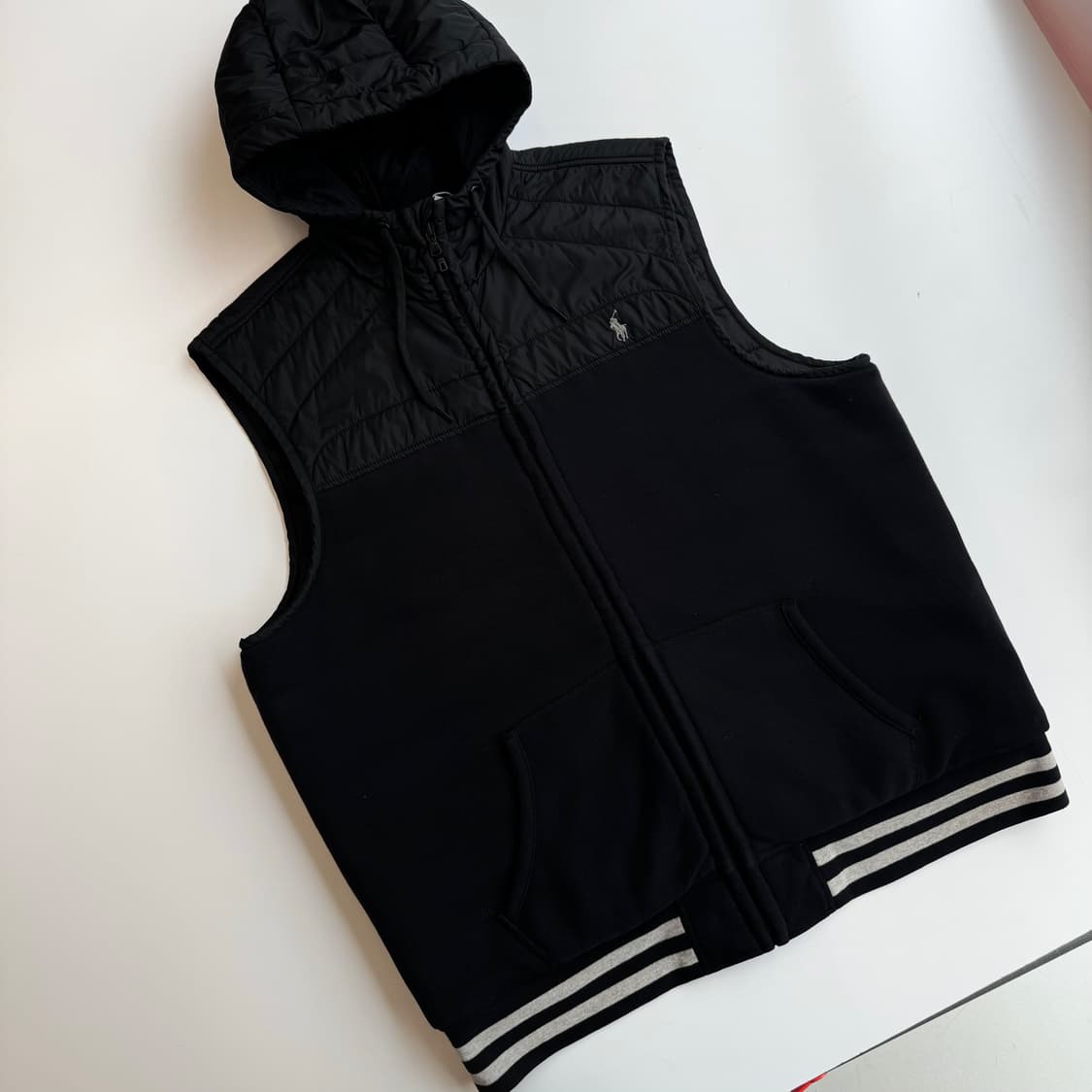 Polo  폴로 랄프로렌 신형 자수 후디드 패딩 베스트 상품이미지2