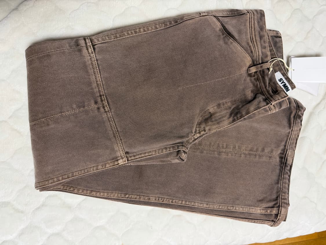 SYMM Side Pocket Flared Pants (Brown) 상품이미지7