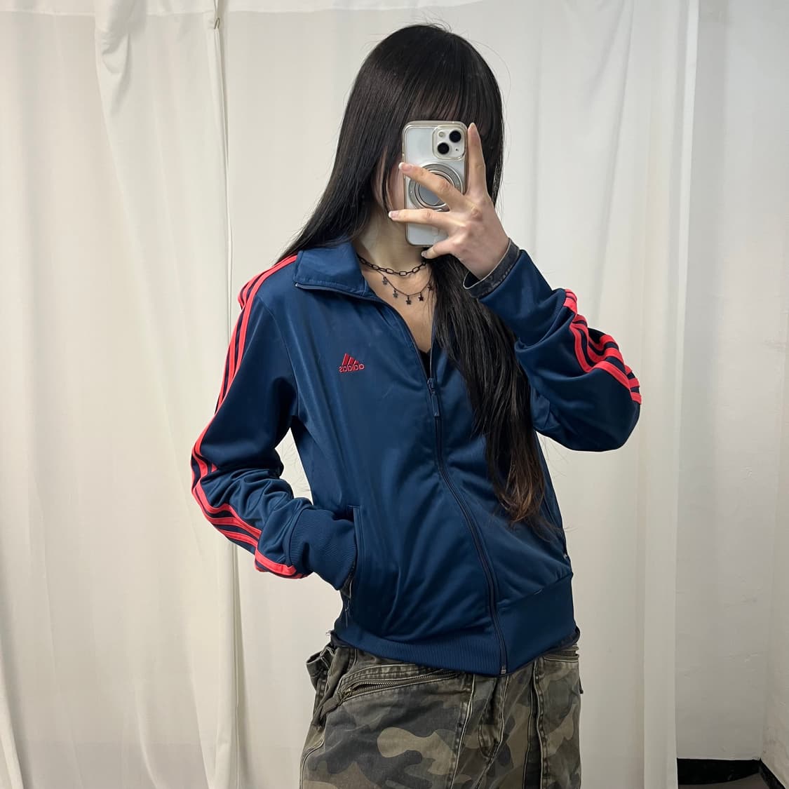 Adidas Blue & Pink Track Jersey 상품이미지1