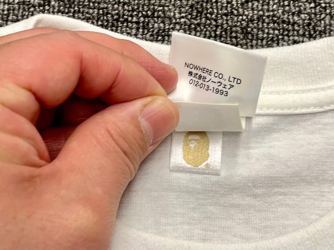 [100] 베이프 패키지 반팔티 새제품 L 상품이미지4