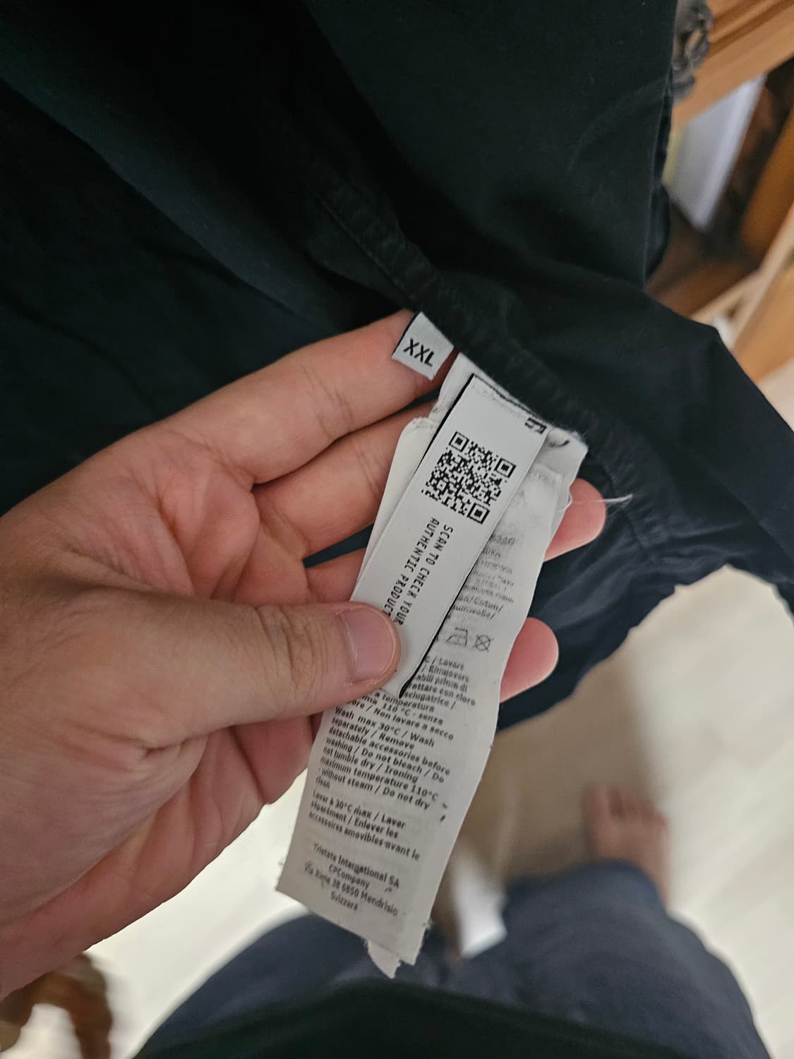 씨피컴퍼니 2xl 가먼트다잉 셔츠혈 자켓 판매합니다 cp 스톤 상품이미지6