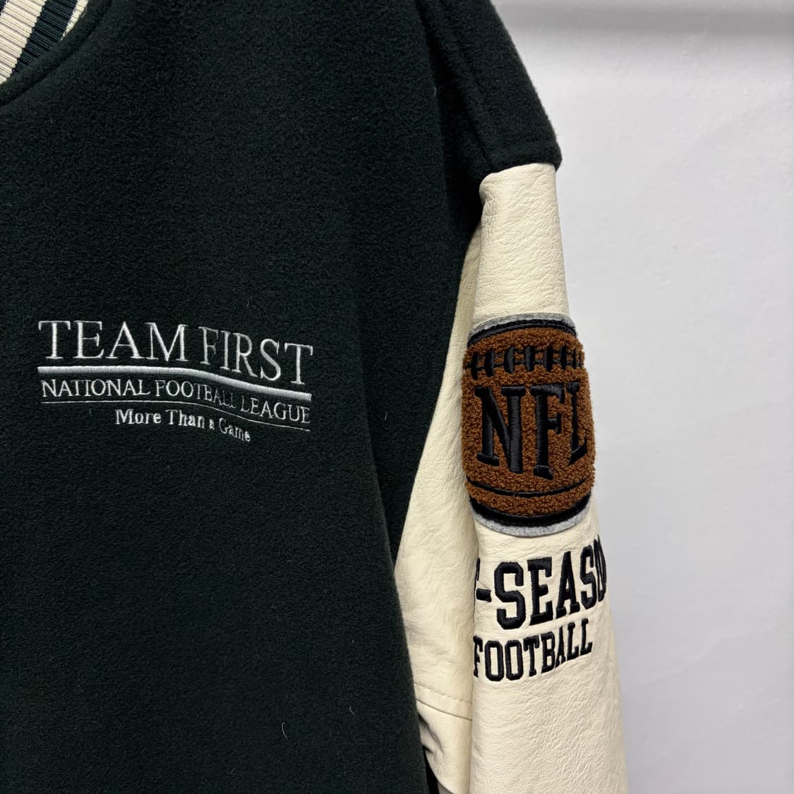 NFL 울 레더 바시티 상품이미지4