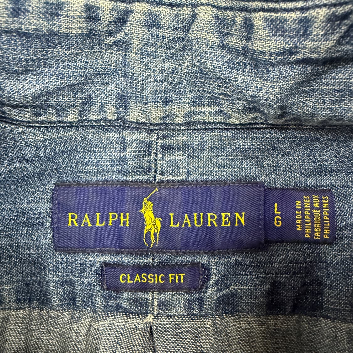 (L)폴로 랄프로렌 클래식핏 데님셔츠 상품이미지2