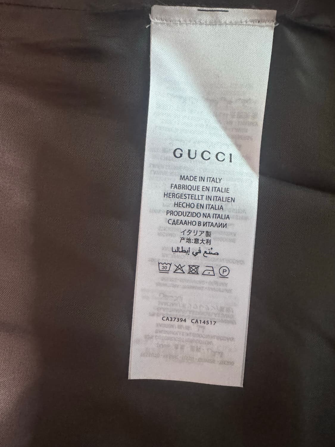 구찌 하운드투스 울 코트 L 상품이미지3