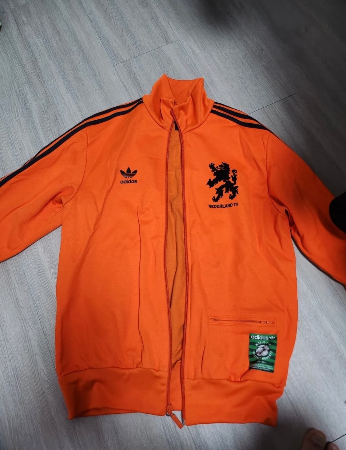 아디다스 네덜란드 74 오렌지 져지. (95-100) 상품이미지1