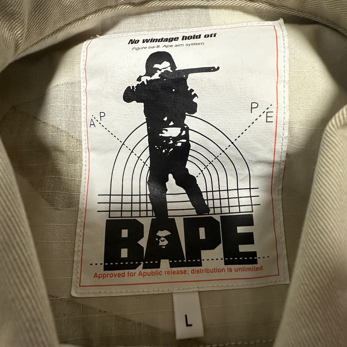 BAPE military jacket 상품이미지4