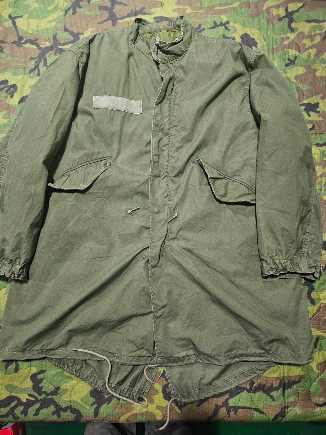 80s 미군오리지날 피쉬테일 개파카 미듐 상품이미지1