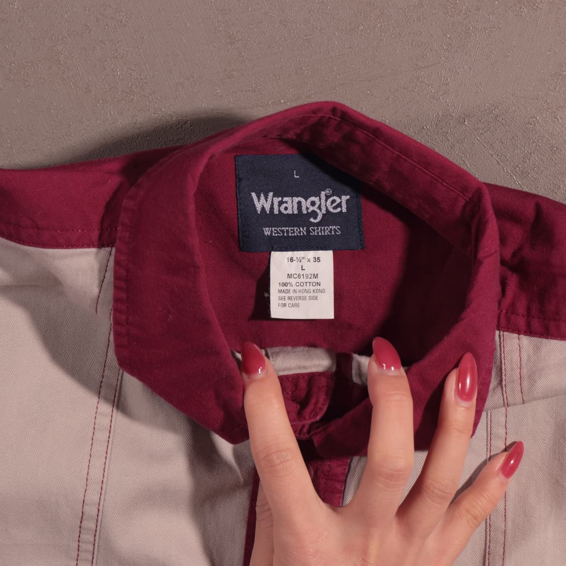 랭글러 웨스턴 셔츠 상품이미지3