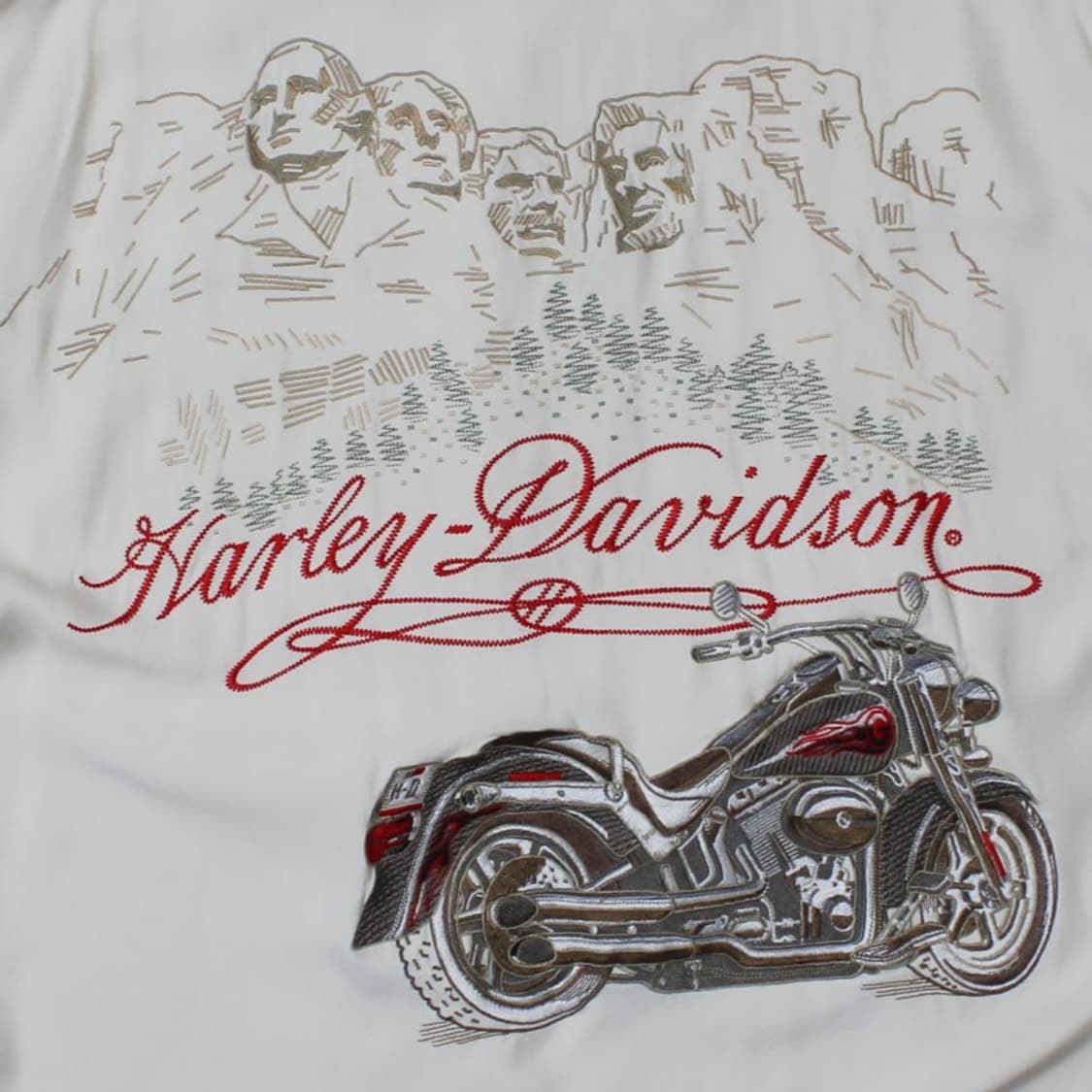 Harley-Davidson 바이크 프린팅 반팔 셔츠 상품이미지2