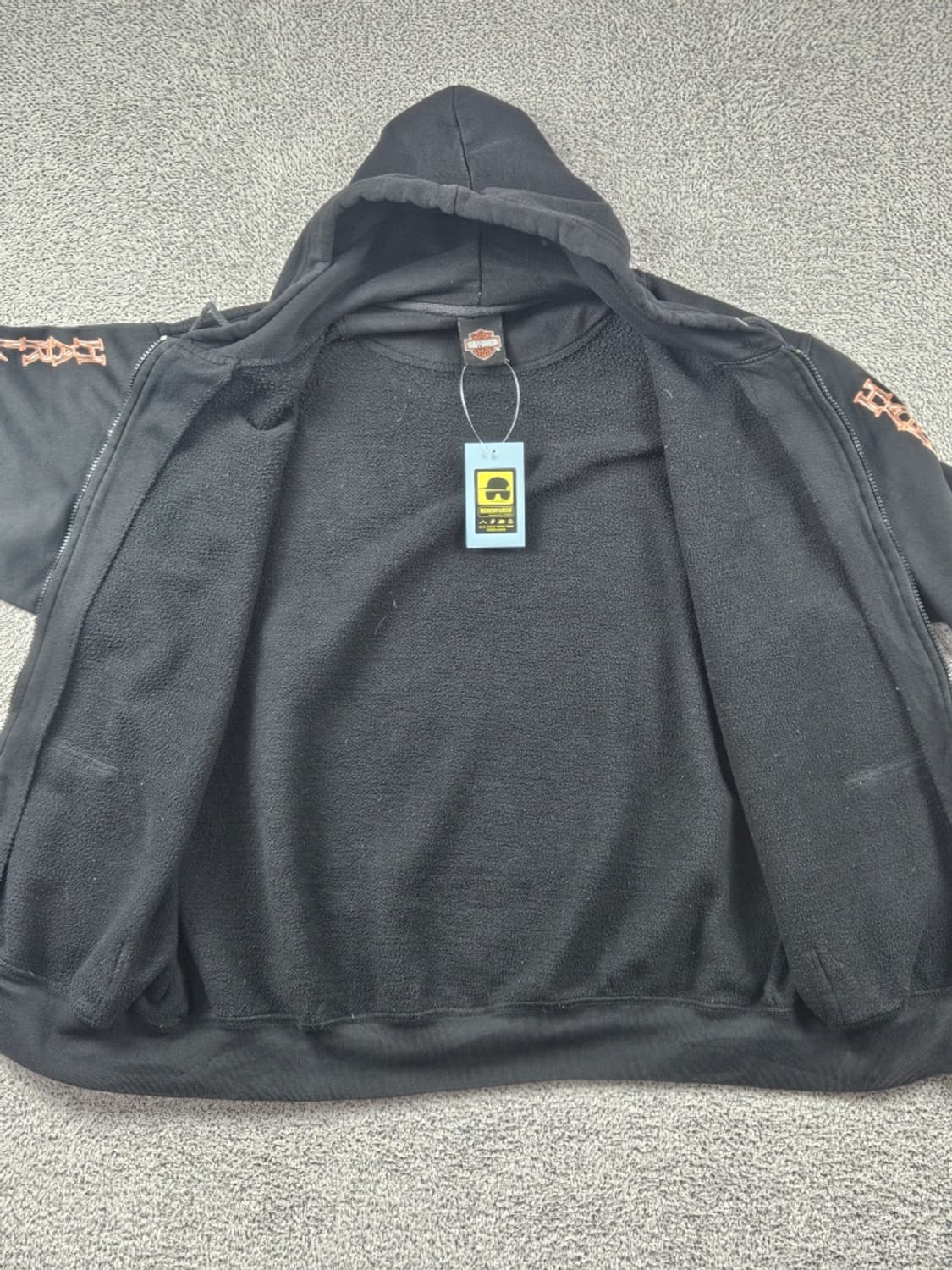 할리데이비슨 잇츠 타임 투 라이드 스웻 후드집업 (XL추정)/ 11274 상품이미지10