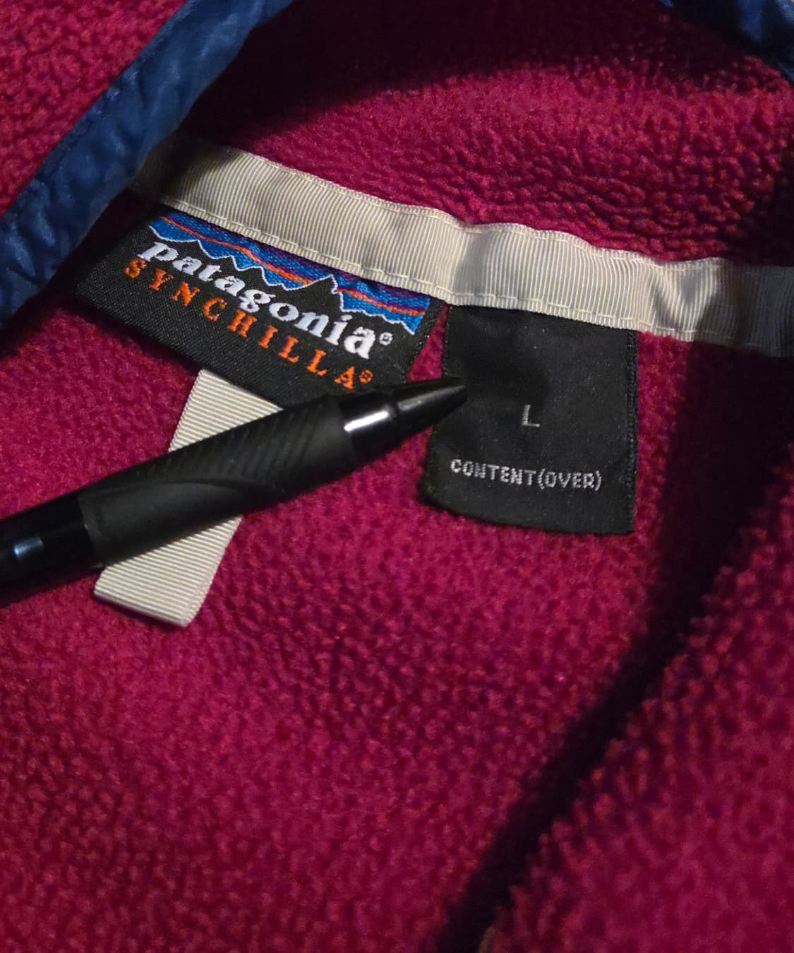 (L)파타고니아 96s 신칠라 자주색 플리스 상품이미지4