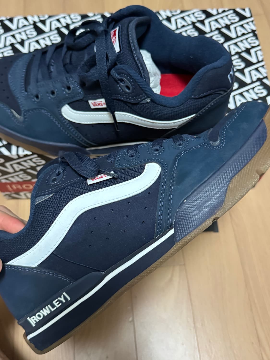 반스 로울리 XLT네이비 블루 280 스케이트화 상품이미지6