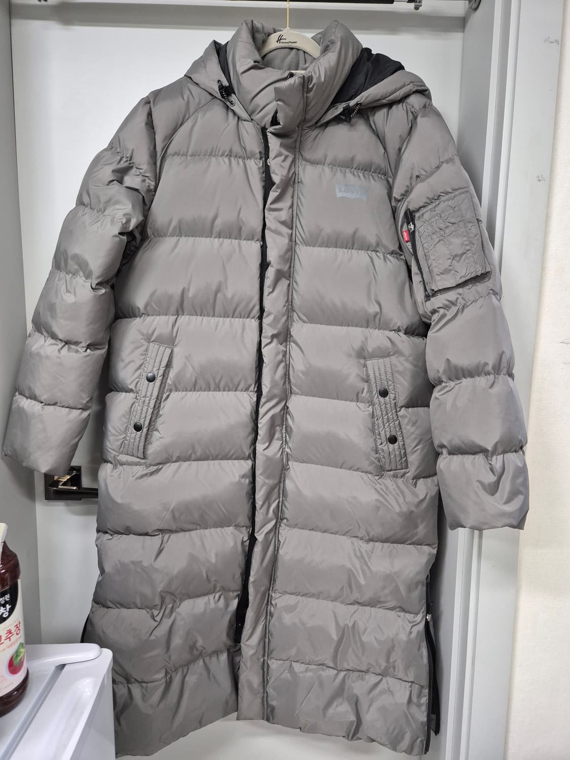 정품 리바이스 롱패딩 상품이미지2