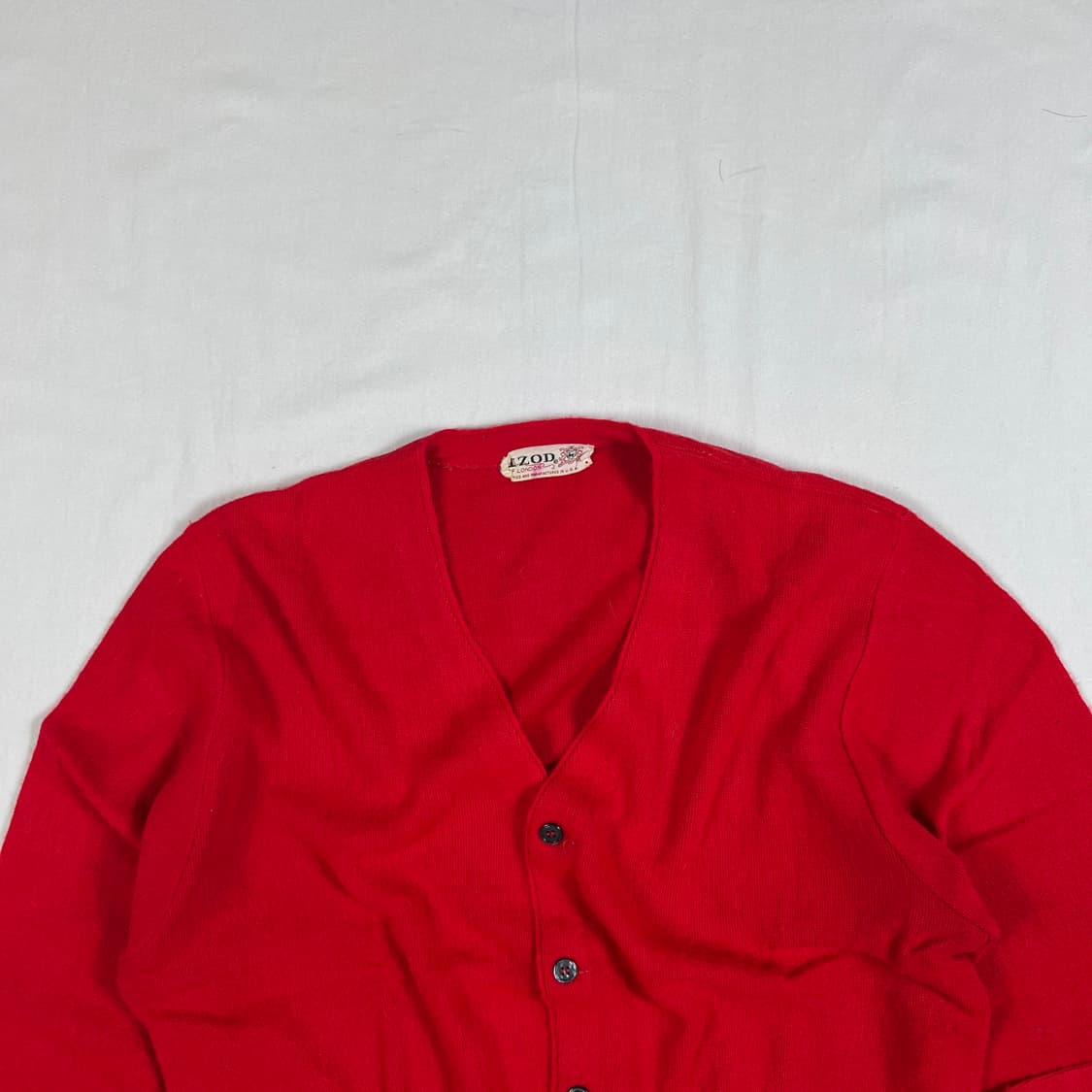 80‘s izod 아이조드 올론 아크릴 니트 가디건 상품이미지2