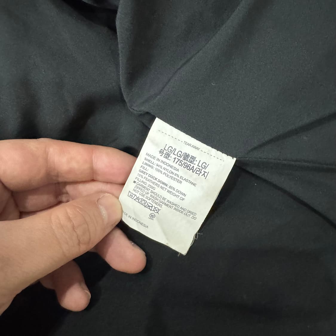 언더아머/다운 블랙 롱 패딩 점퍼 공용 상품이미지8