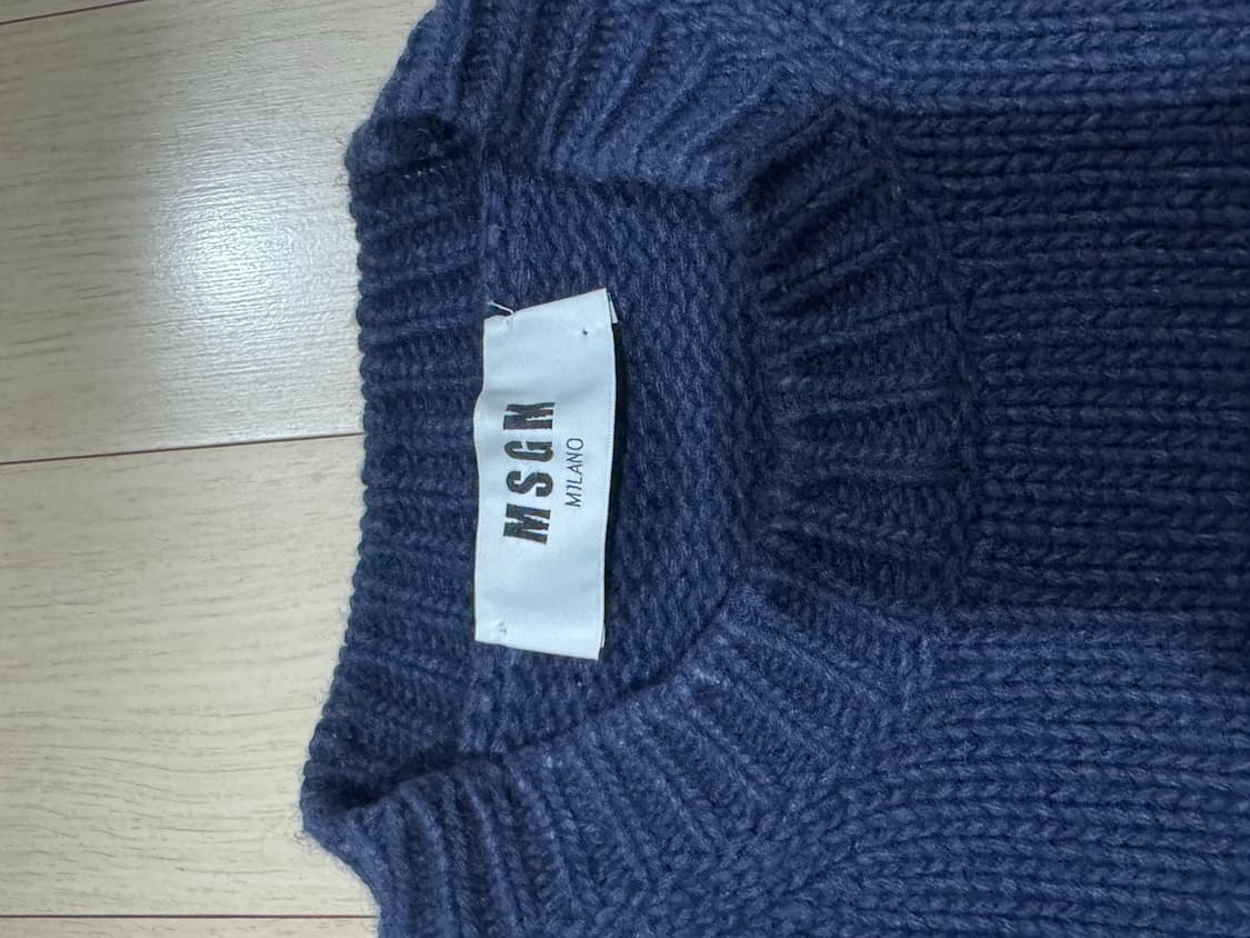 MSGM 네이비 니트 M 상품이미지2