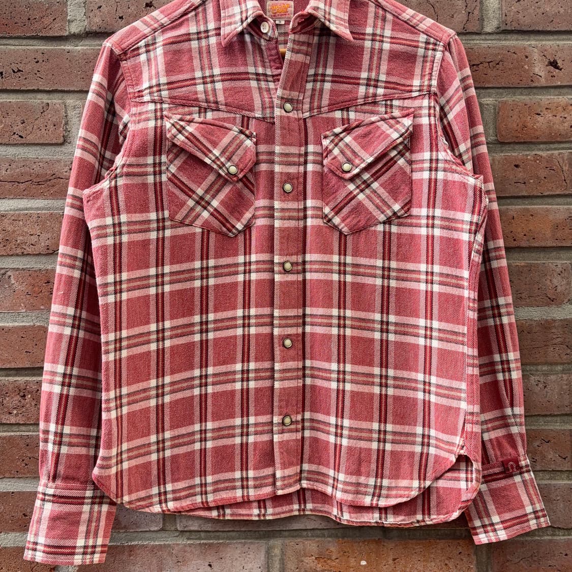 슈가케인 SUGAR CANE 체크 웨스턴 셔츠 (일본 생산) 상품이미지5