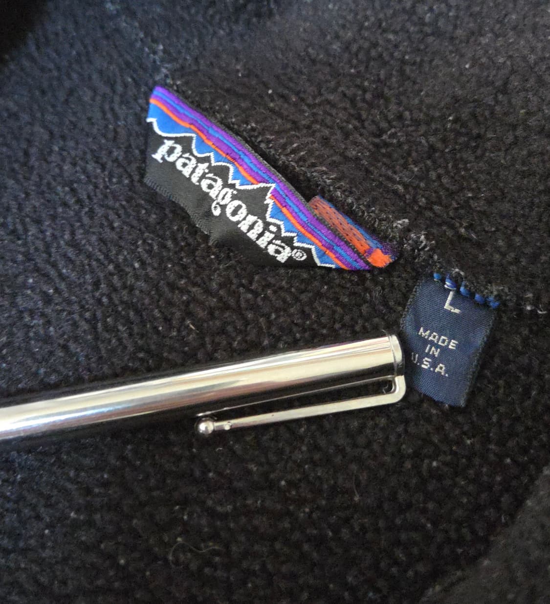 (L)80s파타고니아 Usa 블랙 신칠라 자켓 S L 상품이미지5