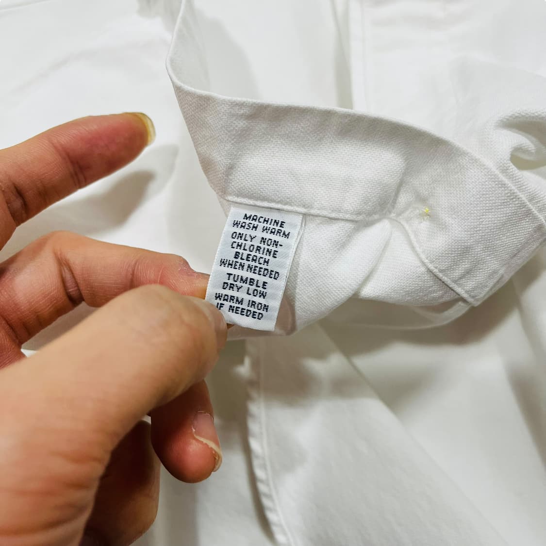 폴로 랄프로렌 클래식 화이트 긴팔 셔츠 상품이미지6