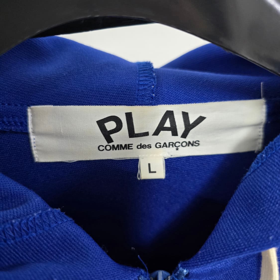 꼼데가르송 후드 집업 L사이즈 100 판매 상품이미지5