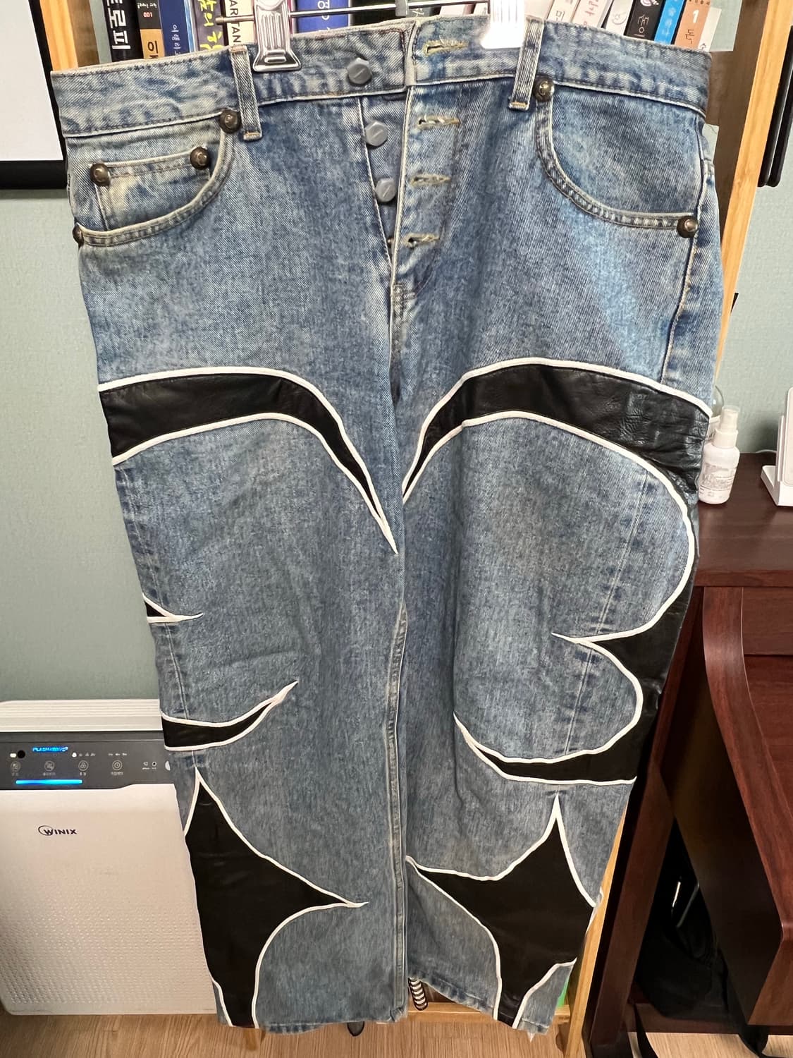 떠그클럽 레더팬츠 사이즈 M 상품이미지1