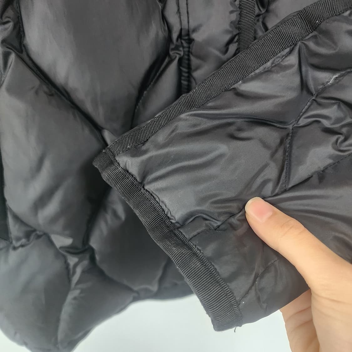 A+G 퍼 블랙 숏패딩 상품이미지4