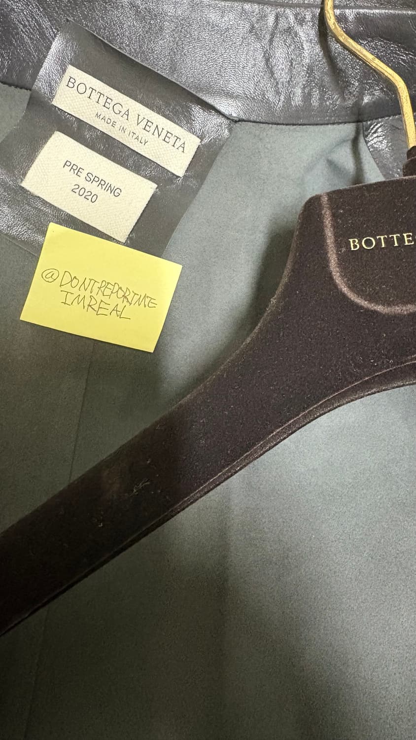 20SS 보테가 베네타 다니엘 리 샤이니 트렌치 레더 코트 상품이미지6