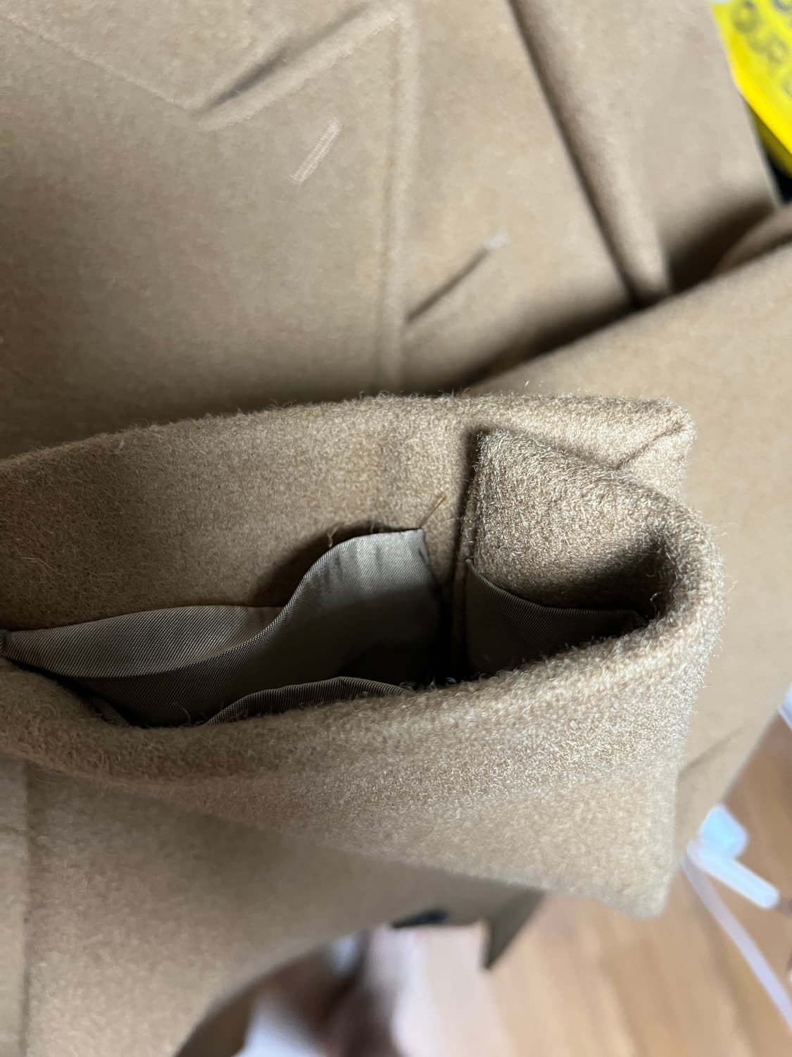 Mngu 17fw 더블코트 카멜 S 상품이미지4