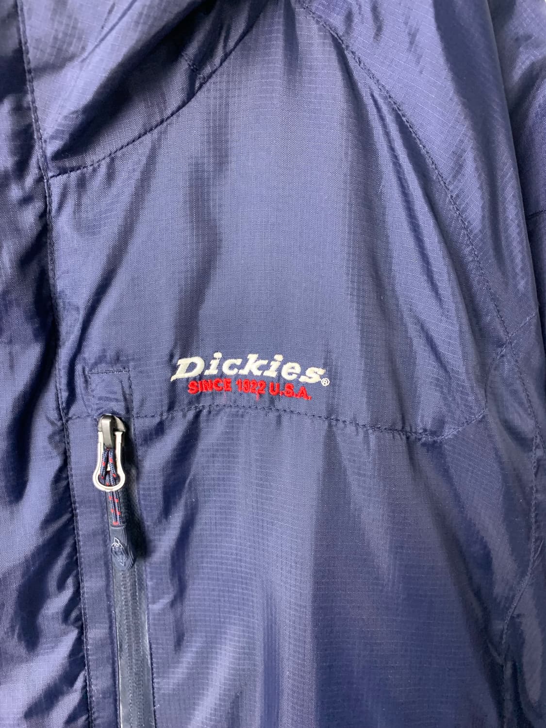 디키즈 자수로고 네이비 나일론 바람막이 상품이미지4