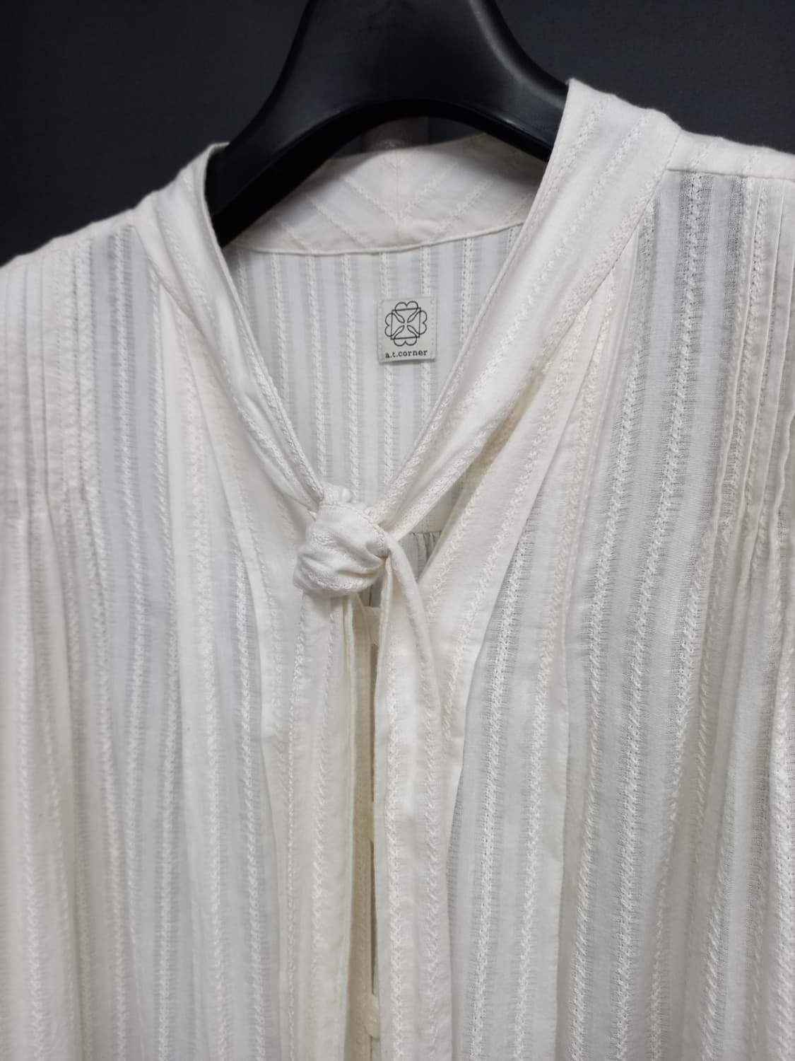 새 앳코너 춘추 긴팔 블라우스 F 44-77 상품이미지3