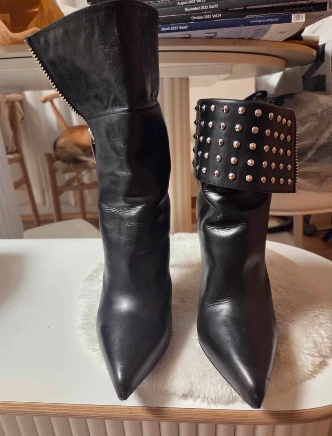 생로랑 스터드 앵클 부츠 37.5 상품이미지6