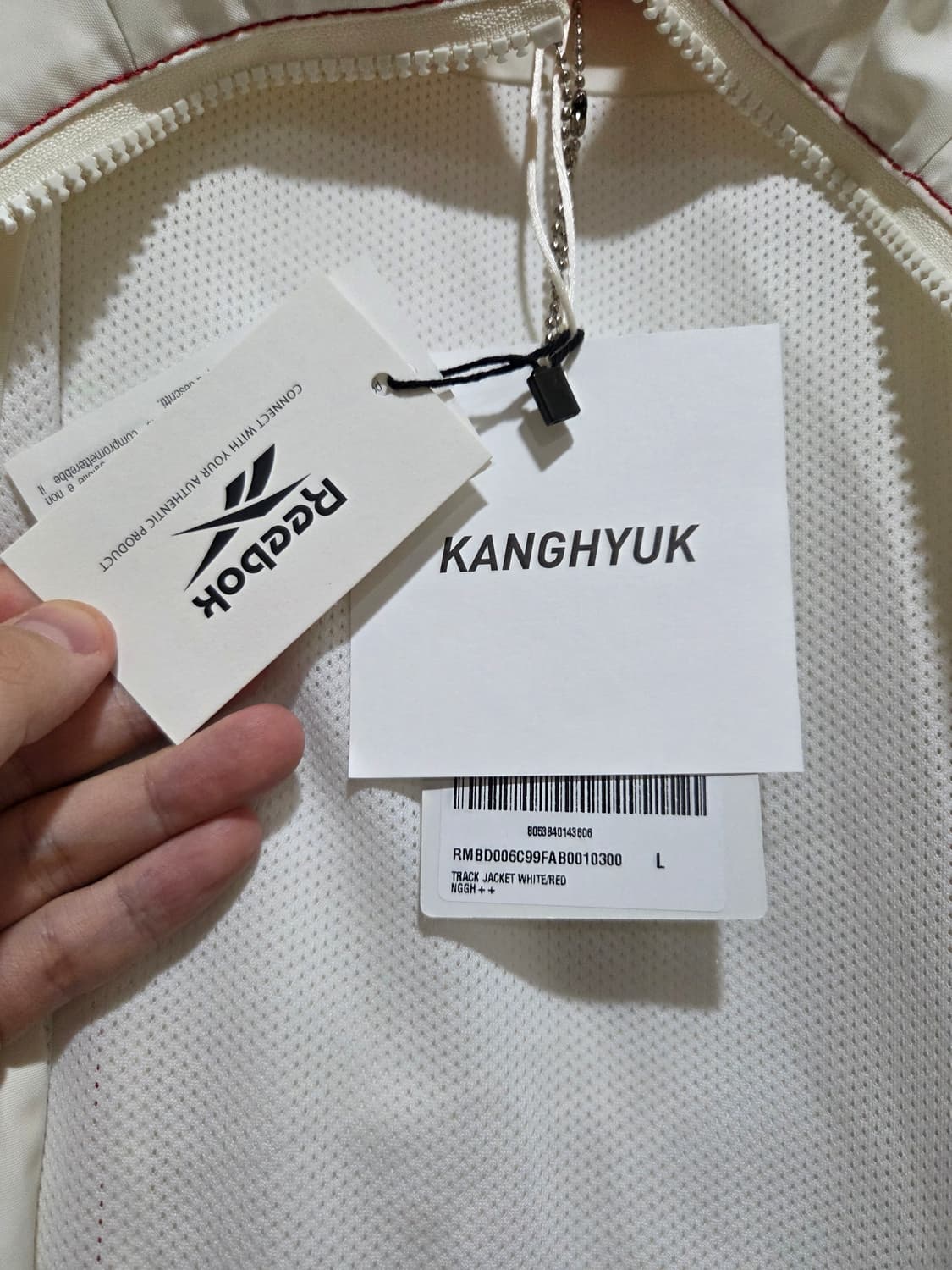 강혁 리복 콜라보 트랙 자켓 L사이즈 상품이미지3