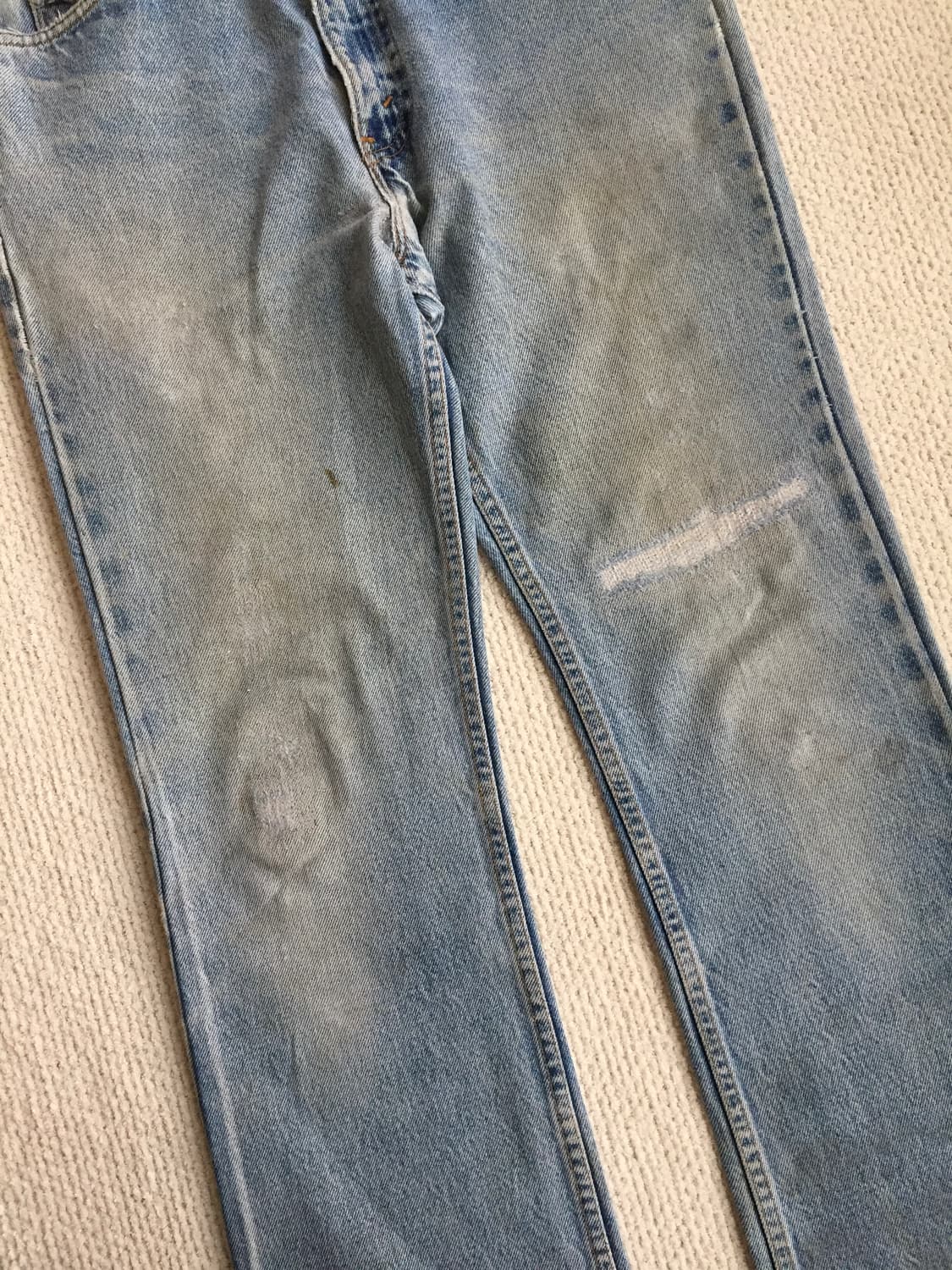 90‘s levis 517 연청 리페어 부츠컷 데님 상품이미지3