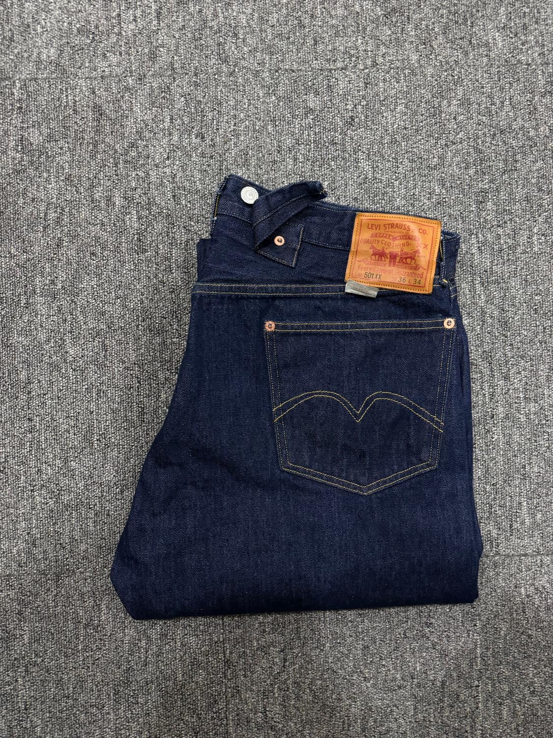 새상품) LVC 리바이스 33501 셀비지 신치백 데님 36/34 상품이미지3