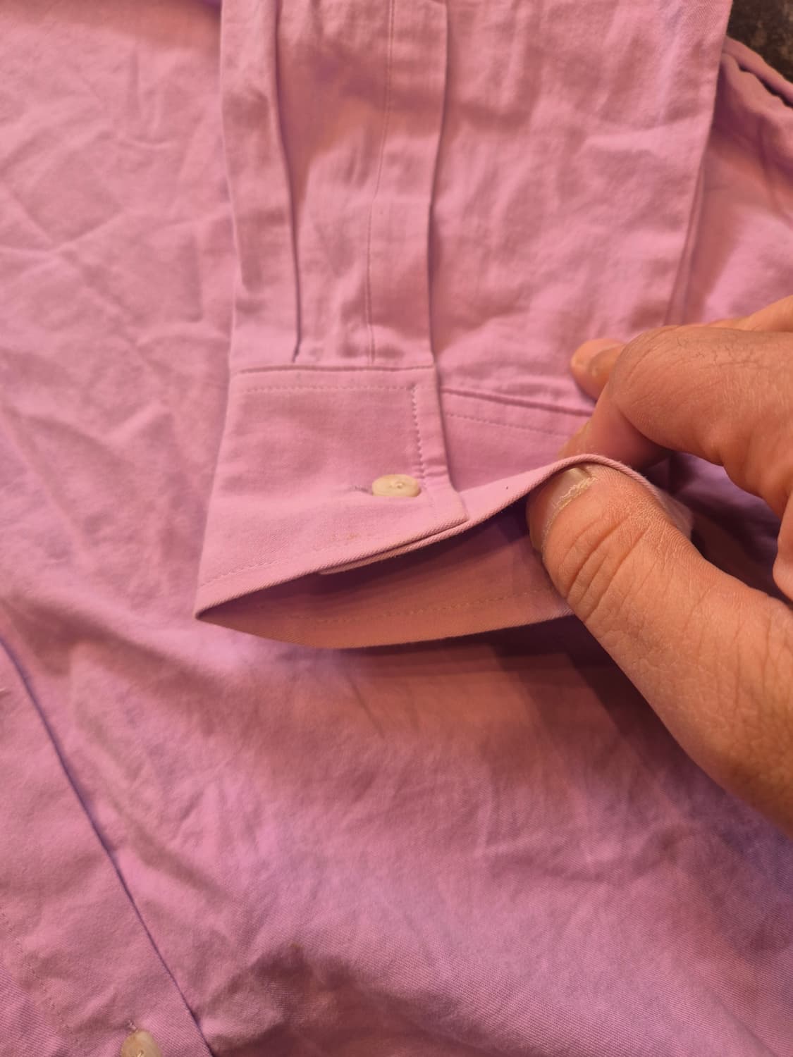 8세컨즈 코튼 컬러 셔츠 라벤더 - S 상품이미지4