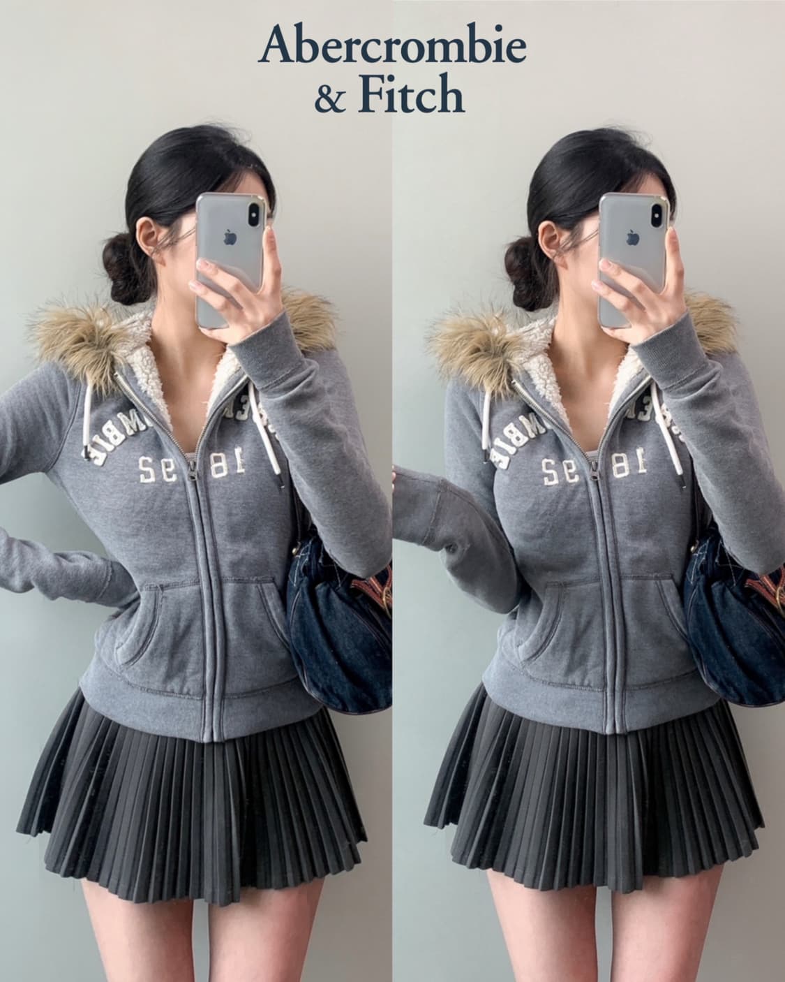 아베크롬비 울프조 후드집업 상품이미지1