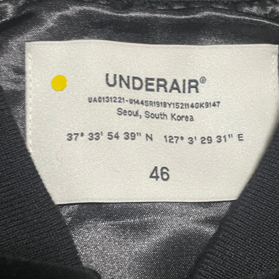 46 언더에어 학자수 벨벳 스카잔 자켓 상품이미지4