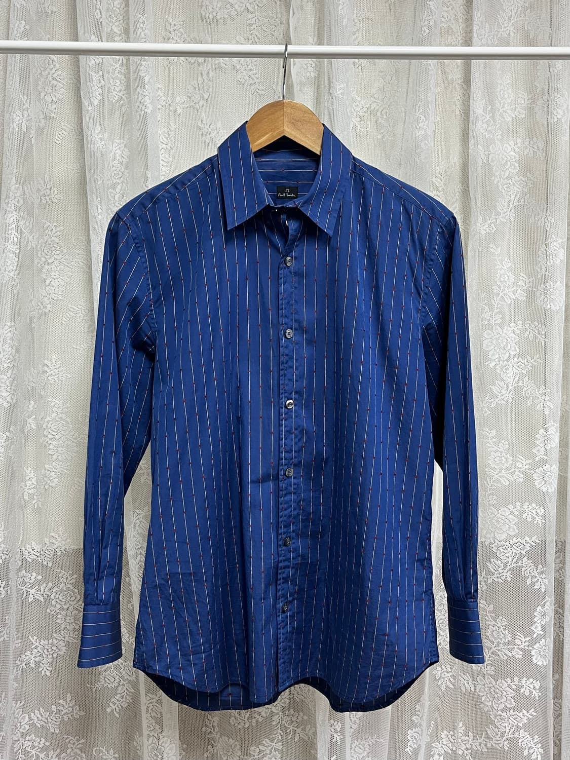 S) 폴스미스 스트라이프 셔츠 블루 상품이미지1