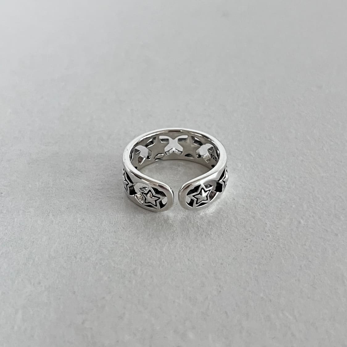 스타 오픈 반지 상품이미지3