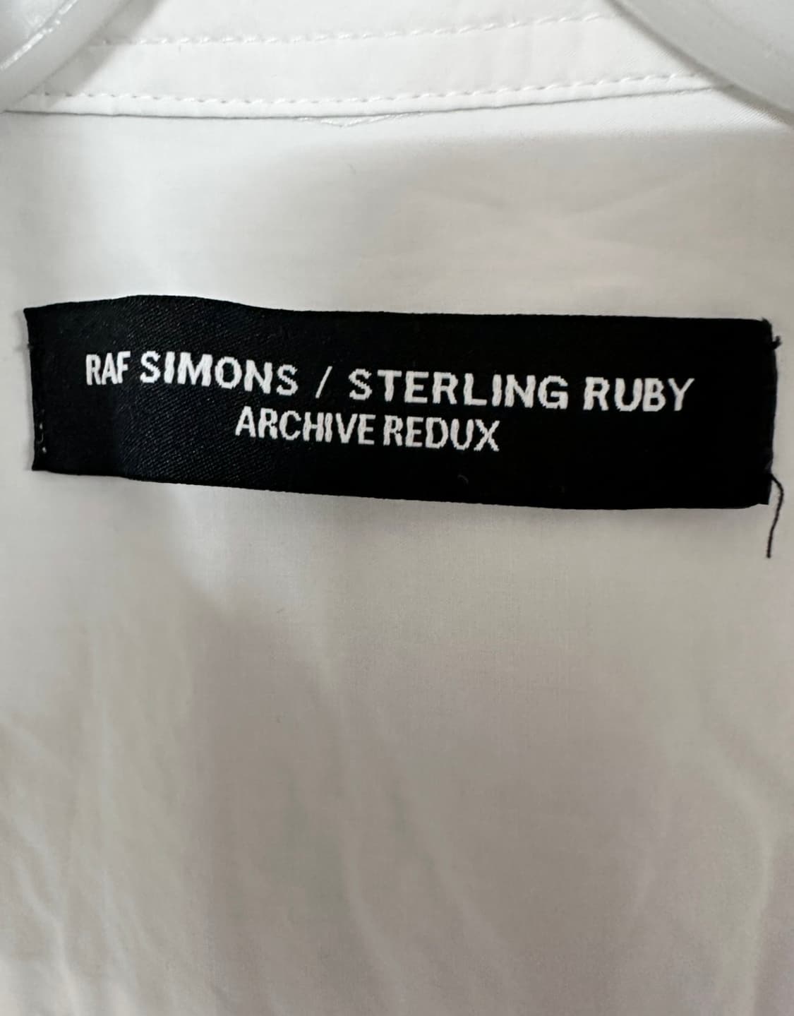 RAF SIMONS 라프시몬스 흰색 셔츠 상품이미지5