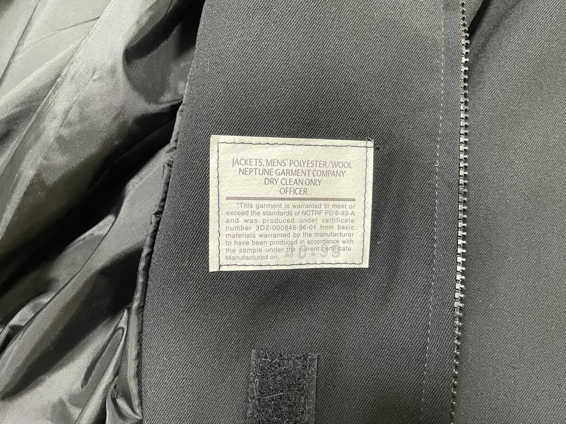 110) 미군 미해군 오피서 블루종자켓(데드스탁) 상품이미지4