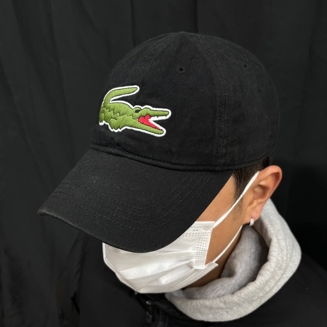 라코스테 빅 크로코 자수 볼캡 상품이미지5