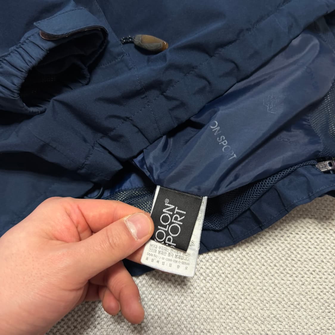 코오롱스포츠 고어텍스 퍼포먼스 쉘 바람막이 자켓 상품이미지4