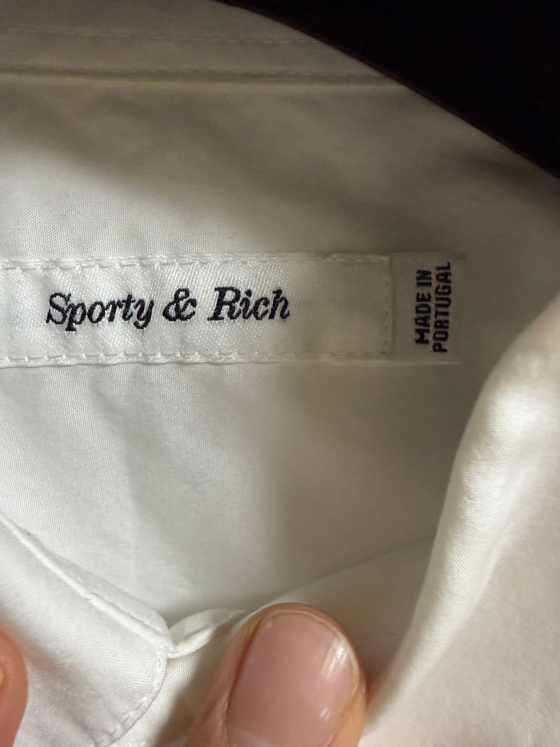 스포티앤리치 화이트셔츠 L  상품이미지2