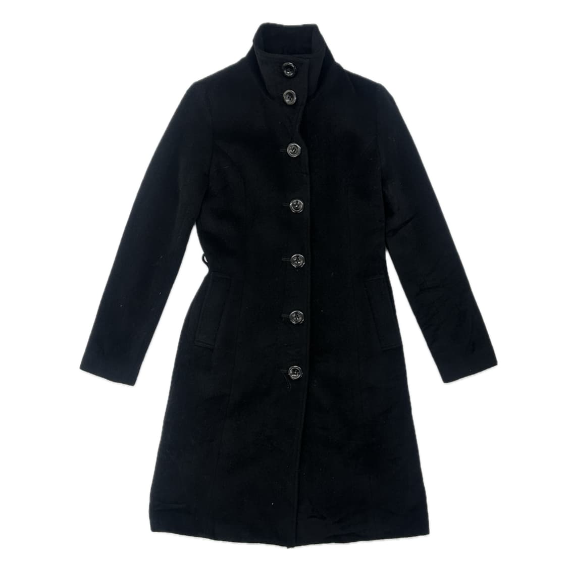 🖤사와코의 블랙 롱 코트🖤 넥 포인트 펑크 락 시크 나나깔 뒷트임 상품이미지2