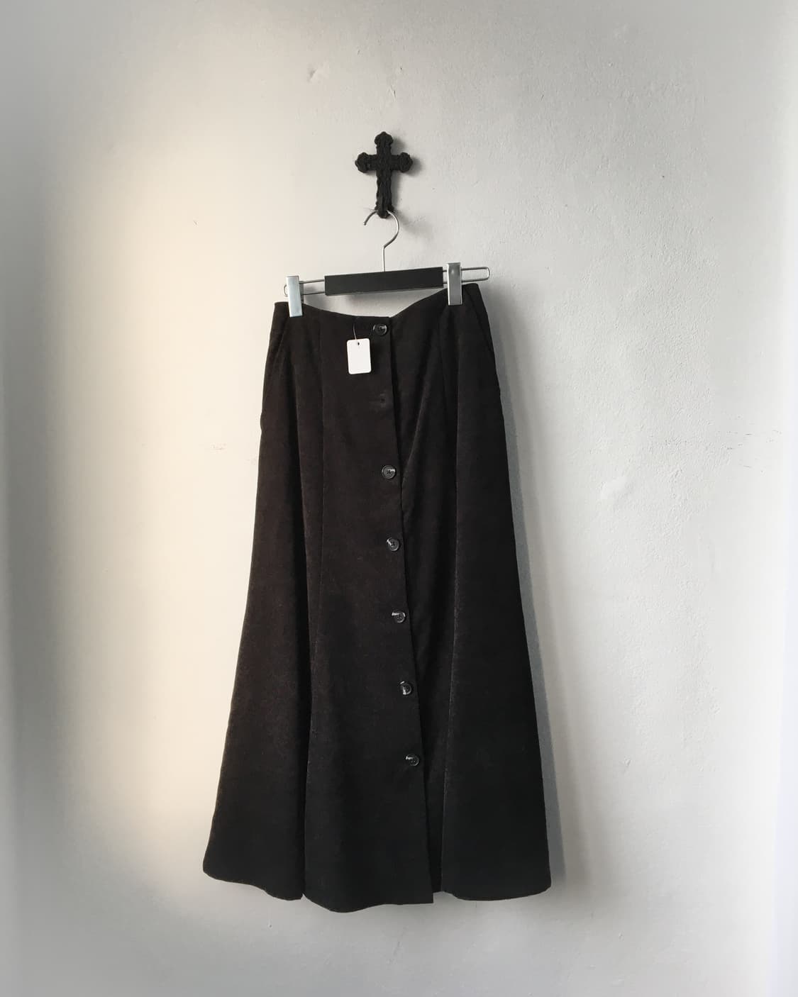 Button up corduroy long skirt 상품이미지1