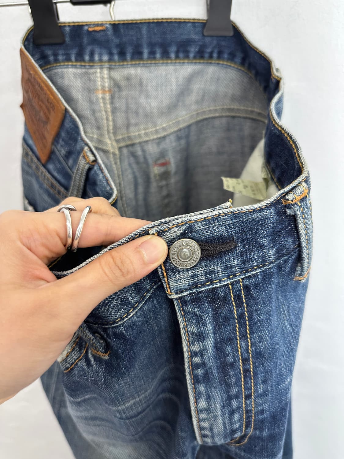 Levi’s 2000s 703 Indigo Distressed Denim 상품이미지9
