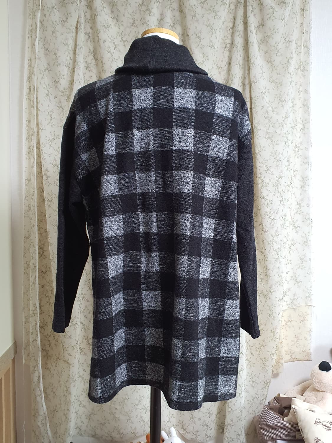 [일본빈티지] 체크 폴라 긴팔 티셔츠 너드모리 상품이미지6